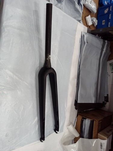Tapered Crown 700C Carbon Fiber Gravel Road Bike Fork 70mm Disc Brake 9mm QR - Picture 2 of 12