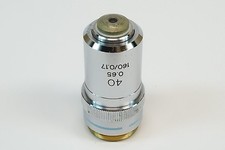 40X/0.65 160/0.17 Achromatic Microscope Objective; excellent condition