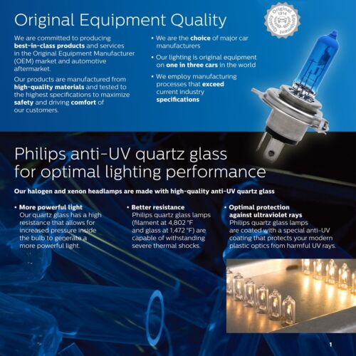 Philips H11 Diamond Vision 5000K White Light 12V 55W Car Halogen Bulb Fog Lamp - Picture 5 of 6