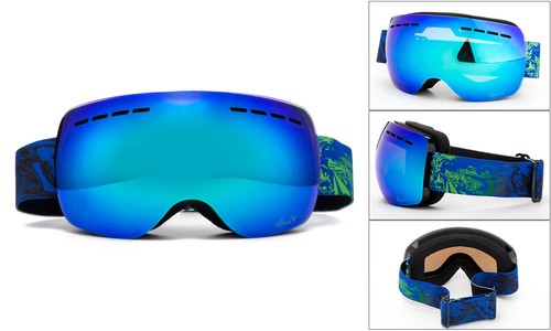 Women Ski Goggles Cloud 9 Snow Winter Anti Fog Dual Lens UV Protection w/Pouch - Picture 13 of 38