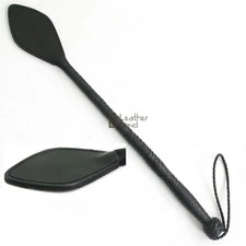 Real Cow hide Leather Braiding Riding Crop Whip Fiber stick Dragon Tail 