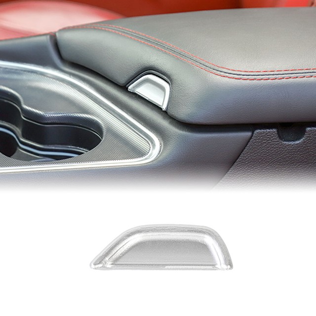 Car Armrest Box Switch Button Cover Bezel Decor Trim For Dodge
