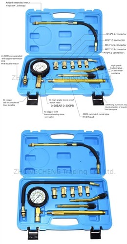 Manometro per cilindro auto manometro prova pressione cilindro motore - Foto 8 di 12