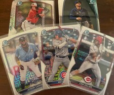 2023 Bowman Chrome - Mojo Refractors COMPLETE YOUR SET YOU PICK Prospects & Vets