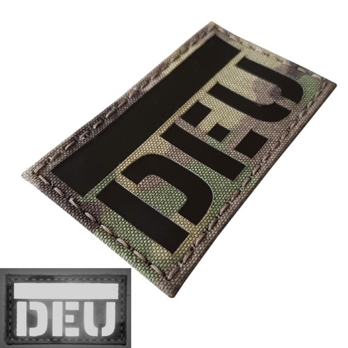 IR multicam deutschland flagge DEU germany flag morale tactical reflective patch - Picture 3 of 9