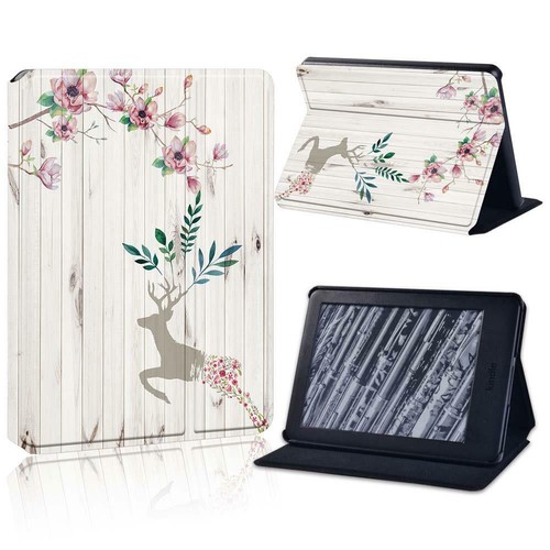 Leather Stand Cover Wood Cases For Amazon Kindle 11th Generation 2022 (C2V2L3) - Picture 19 of 40
