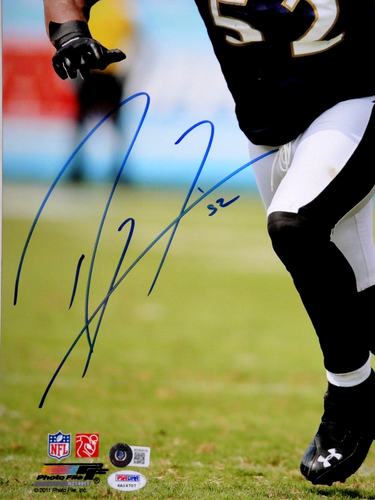RAY LEWIS #52 SIGNED 16x20 PHOTO BECKETT CERTIFIED AUTHENTIC AUTOGRAPH AUTO HOF. - Picture 3 of 5