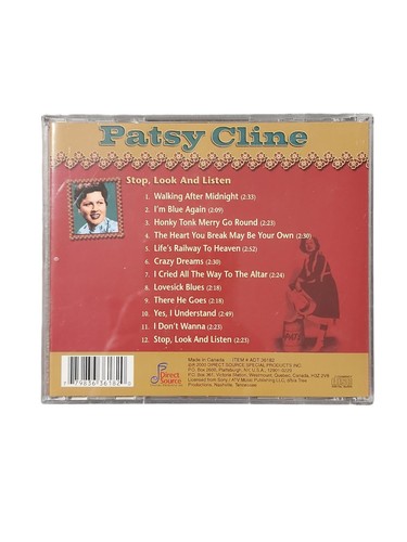 Set of 2 - Patsy Cline "Stop, Look And Listen", "That Wonderful Someone" (CD) - Picture 5 of 10