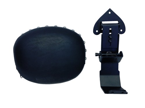 Studded Fully Adjustable Driver's Backrest for Suzuki Boulevard C50 VL800 VL1500 - Picture 14 of 18