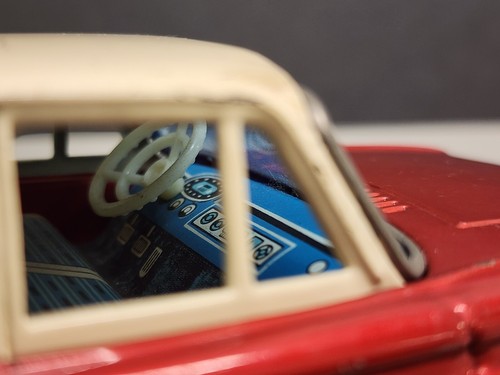 Vintage Rambler 4 Door Station Wagon Red Toy Car USA 1960's Japan - Picture 12 of 13