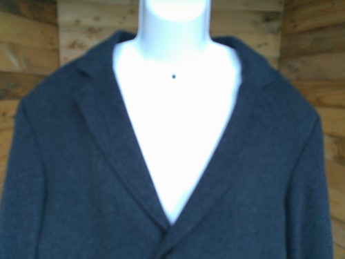 ITALIAN WESTEND WOOL  Wesley trench coat Mens 48L Long Overcoat Charcoal Gray  - Picture 2 of 19