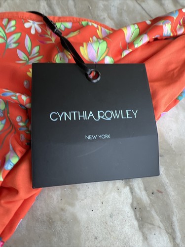 CYNTHIA ROWLEY Orange Multi  Bikini Bottom  Size Large NWT - Picture 4 of 14