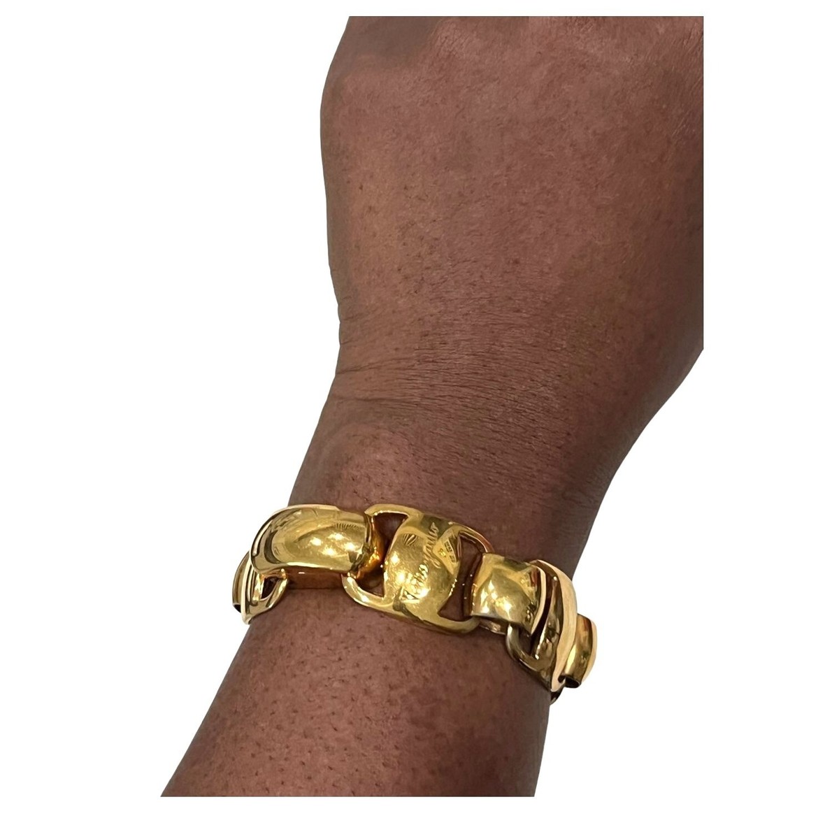 ブレスレット Salvatore Ferragamo Gold l Gancini Bracelet FERRAGAMO: Gold, Metal