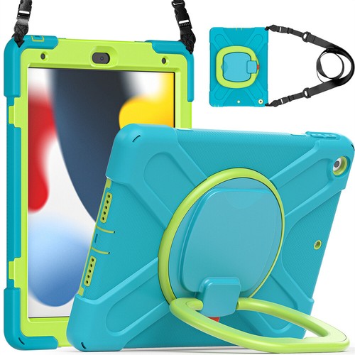 Kinder Schutz Hülle Rugged Cover Tasche Halter Case für Für iPad 7.8.9.Air 3/2 - Picture 77 of 184