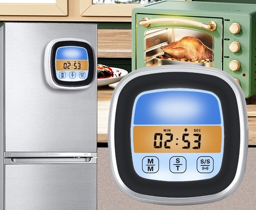 Grillthermometer Digital Bratenthermometer BBQ Smoker Fleischthermometer Fühler - Bild 5 von 10