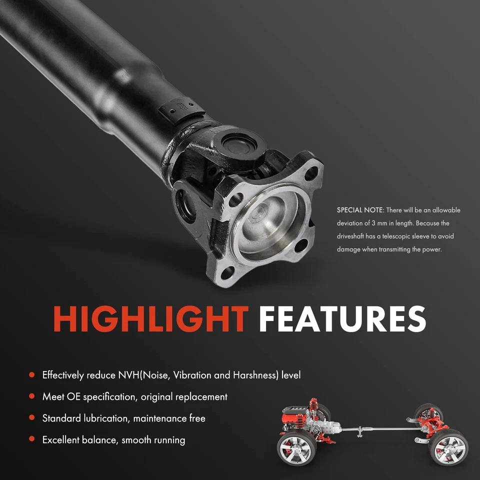 Rear Driveshaft Prop Shaft Assy for Land Rover Range Rover Sport Range Rover IV - Image 4 of 4