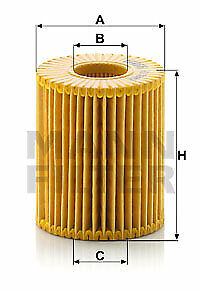 MANN-FILTER HU 7009 z Oil Filter for ,LEXUS,TOYOTA - Bild 1 von 1