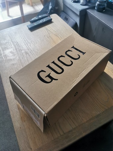 Gucci taglia 8UK Tennis 1977 Off the Grid Low ""Nero"" 628709-H9H70-1072-NUOVO✨ - Foto 18 di 19