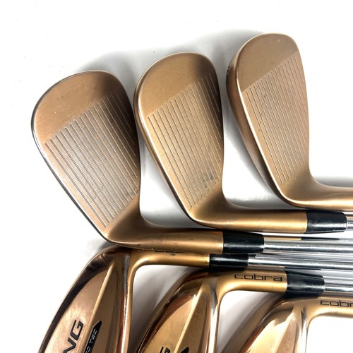 Cobra King Forged Tec Copper Irons / 5-PW / KBS $-Taper Lite Regular Flex - Picture 4 of 10