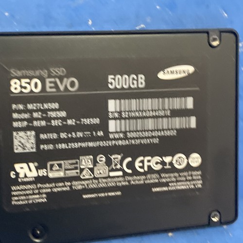 Samsung 500 GB Internal 2.5" MZ75E500 Hard Drive - Afbeelding 2 van 5