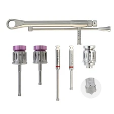 2pcs Dental Implant Screwdrivers SCS Manual T6 Hex Driver for Torque Wrench 7mm