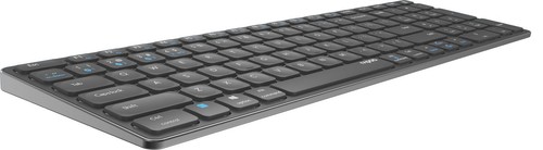 Rapoo E9700M Keyboard Dual Wireless BT + RF Aluminium Dark Grey DE - Bild 1 von 3