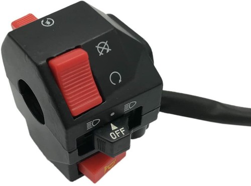7 Wire LH Handlebar Starter Switch for Kazuma 110 150 Falcon ATV - Picture 2 of 4