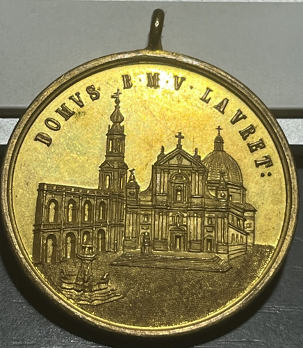 Cincin 19,Impresionante medalla con gran detalle, color original, SANTA CASA DI LORETO - Imagen 3 de 9