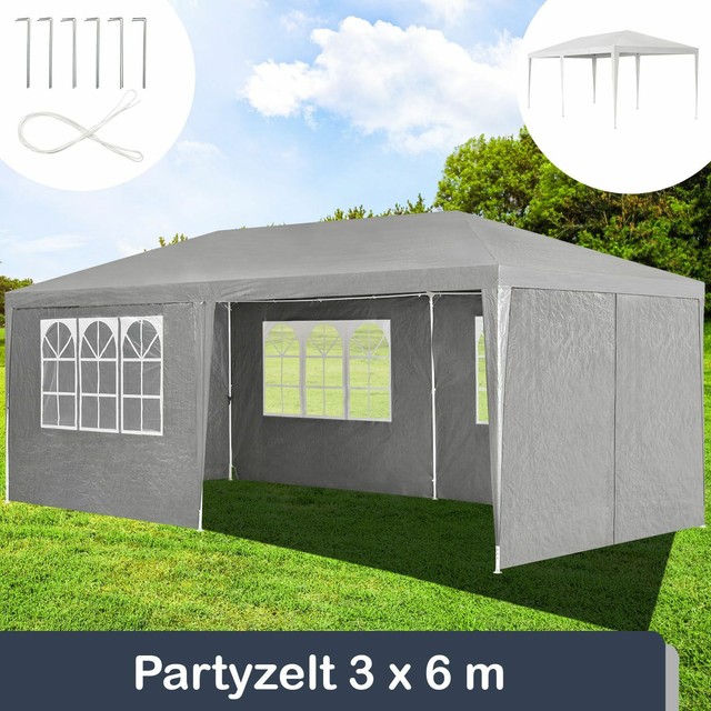 Artlife 3x6m Pavillon Mit Seitenwanden Dunkelgrau 25442 Gunstig Kaufen Ebay Pavillon Mit Seitenwänden