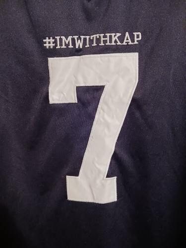 Colin Kaepernick Jersey #ImWithKap I Know My Rights Stitched #7 Im With Kap Sz L - Picture 3 of 5