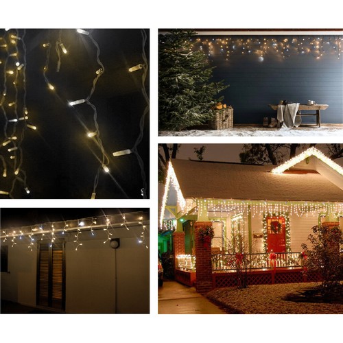 Luci di Natale Tenda Luminosa Natalizia Per esterno con 92 Maxi Led da 3 Metri - Foto 15 di 24