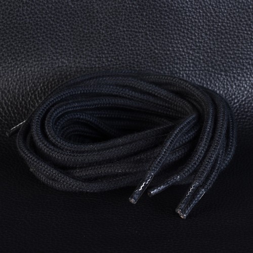 2 Paires de Lacets Ronds noirs 120 cm Rangers ... lacet bottines noir - Imagen 4 de 5