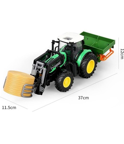 KURUDY GoolRC RC Farm Tractor, 1:24 Scale Remote Control Tractor, 2.4GHz. 78 - Picture 4 of 12