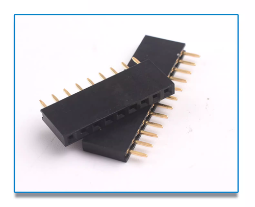 2.54MM Pitch Single Row Female PCB Pin Header Connector Strip 2/3/4/5/6/7-40 Pin - Picture 4 of 6