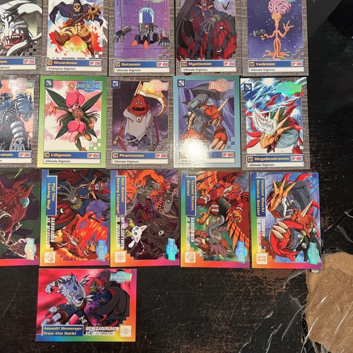 RIESIGE DIGIMON ANIMIERTE SERIE 1+2 Sammelkarten Lot mit Jagd Teilmenge Folien - Bild 20 von 22
