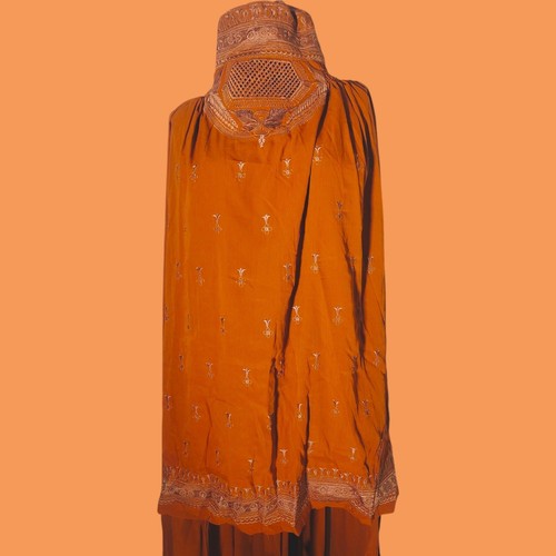Afghan Topi Burka Chadri Jilbab Abaya Islamischer Schleier Kaftan Handarbeit Burka alle clr - Bild 33 von 67