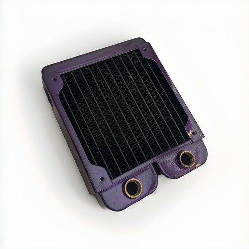 PC Water cooling Radiator 120mm (Purple) G1/4 Threads