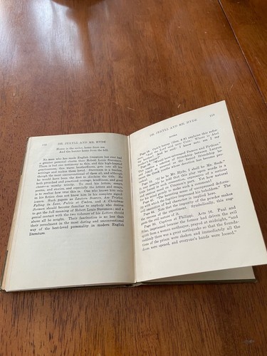 Antique 1920 scarce copy of Strange Case of Dr. Jekyll and Mr. Hyde by Stevenson - Picture 14 of 24