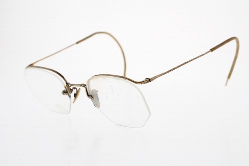 VTG AO American Optical 1/10 12K GF Gold Filled Half-Rim Tooled Frames Only - Picture 2 of 12