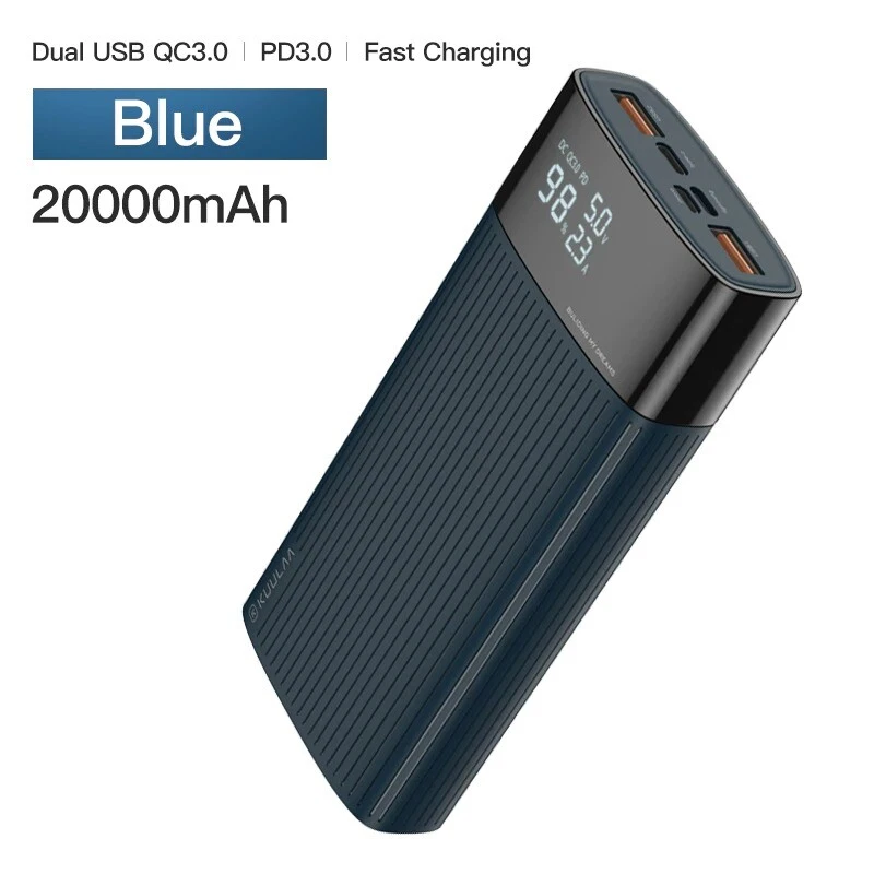 20000mAh Power Bank with QC PD 3.0 Fast Charging USB External Battery Pack 20000mAh Power Bank with QC PD 3.0 Fast Charging USB External Battery Pack