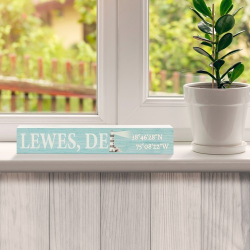 Regalos de JennyGems Delaware, recuerdos de Delaware, pie de página de faro de Lewes - Imagen 3 de 8