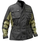 Wulfsport Verde Water Resistant Enduro Motorcycle Jacket Adventure Black Green