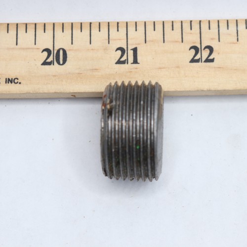 Countersunk Hex Head Plug Merchant Steel Black 1" - Picture 3 of 4