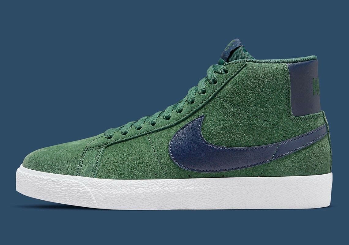 Size 10 - Nike Zoom Blazer SB Mid Noble Green for sale