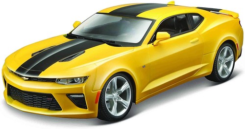 Maisto Chevrolet Camaro SS 'Bumblebee': Modellauto mit Federung, Maßstab 1:18, T