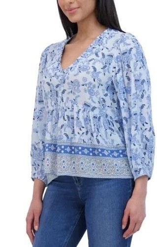 Lucky Brand Damen Bedrucktes Henna Gaze Top | A12 - Bild 6 von 8