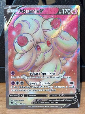 Alcremie V (Full Art) - 064/072 Ultra Rare Shining Fates NM