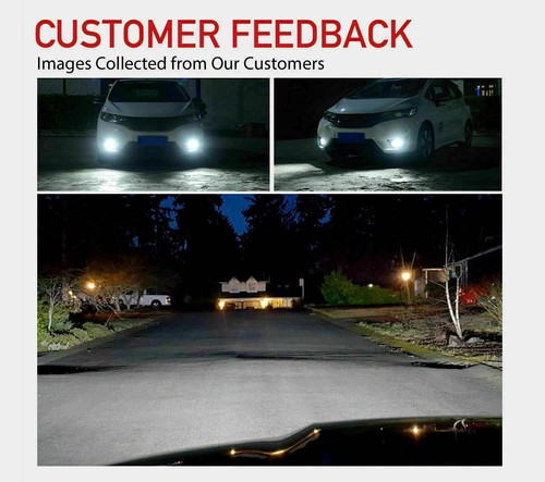 FOR Chrysler Town + Country 2010-2016 6Pcs Combo LED Headlight Fog Light Bulbs A - Picture 8 of 11