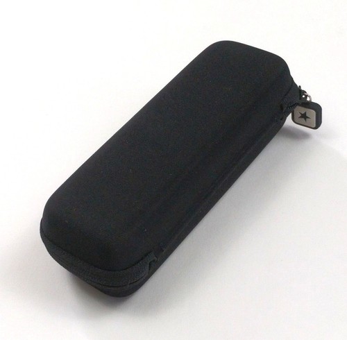 Converse Eyeglass Case Black Durable Zip Around with White Converse Wording - Picture 4 of 6