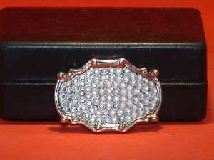 Pre-Owned-Kid-s-Iced-Out-Rhinestone-Belt-Buckle